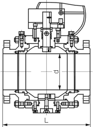 美標鍛鋼球閥結構圖